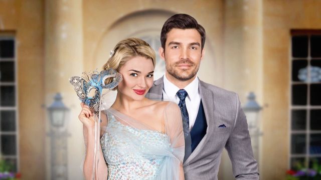 A Cinderella Christmas Backdrop