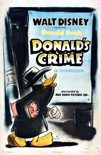  Donald's Crime Poster