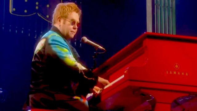 Elton John: The Red Piano Backdrop