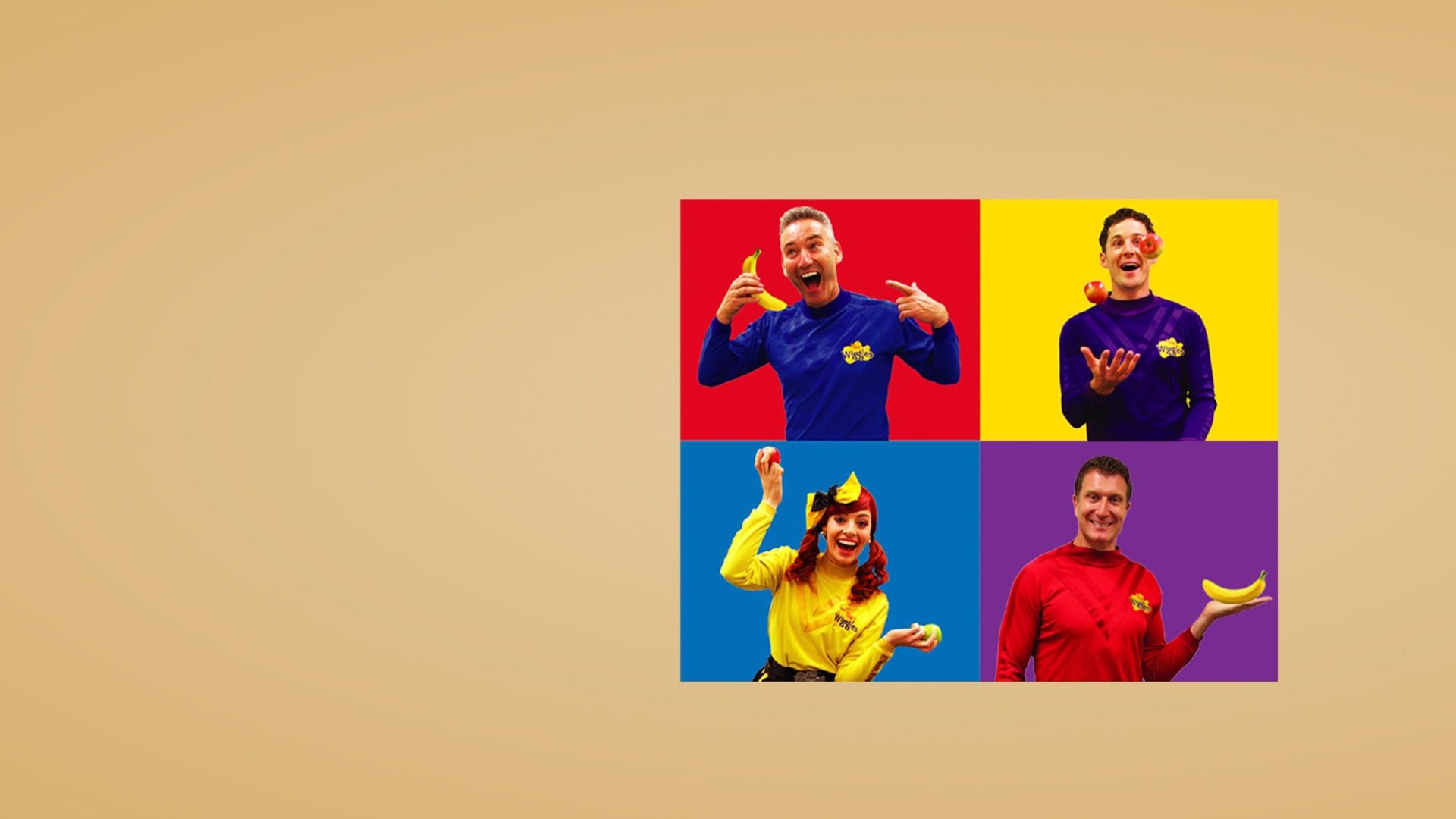 The Wiggles, Apples and Bananas Backdrop