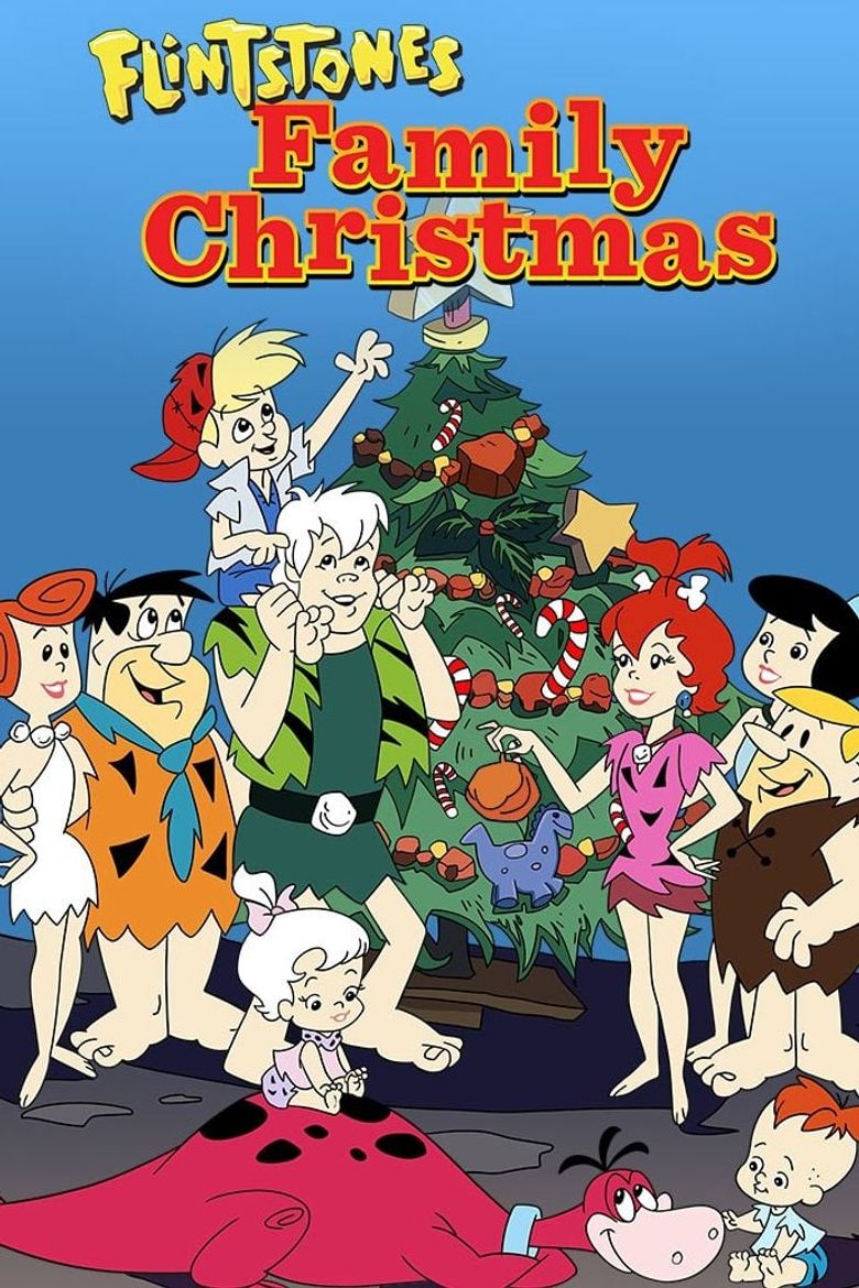 A Flintstone Family Christmas Poster