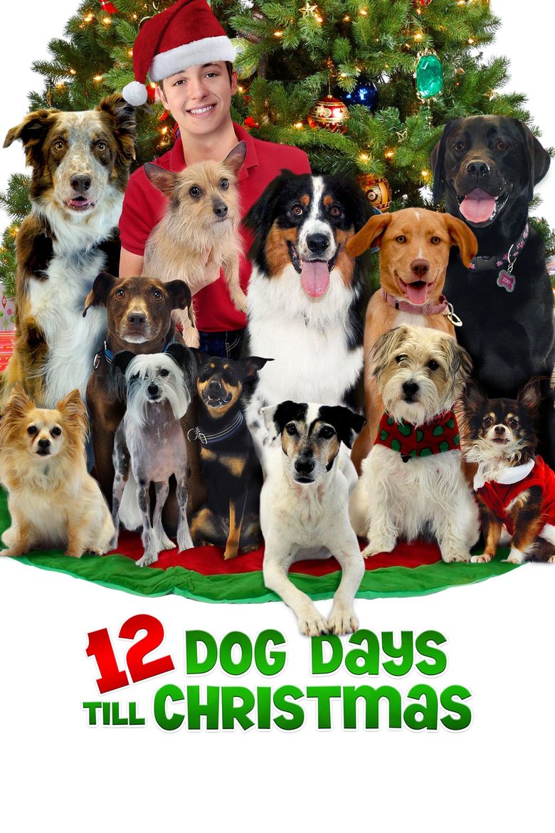 12 Dog Days Till Christmas Poster