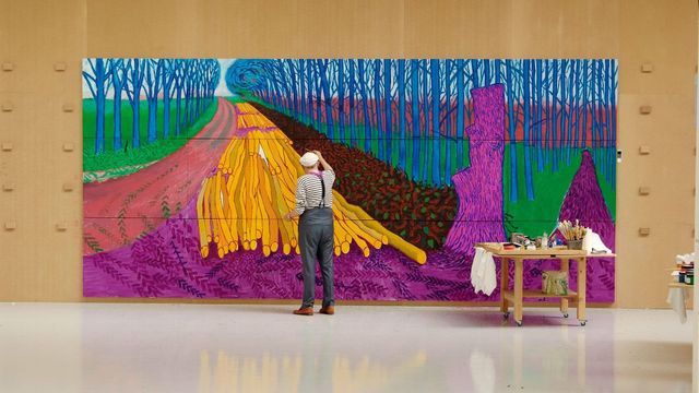 Exhibition on Screen: David Hockney at the Royal Academy of Arts Backdrop