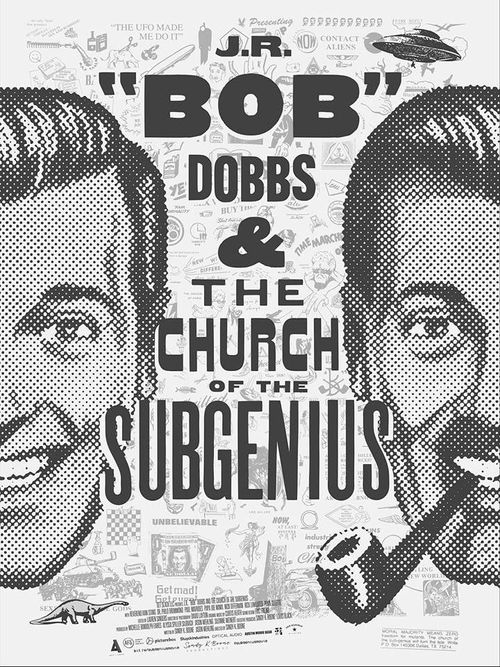 J.R. 'Bob' Dobbs and the Church of the SubGenius Poster
