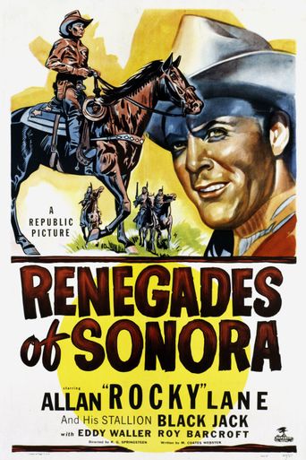  Renegades of Sonora Poster