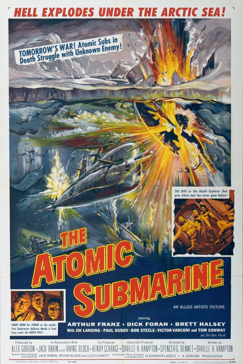 The Atomic Submarine Poster