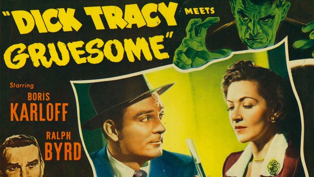 Dick Tracy Meets Gruesome Backdrop
