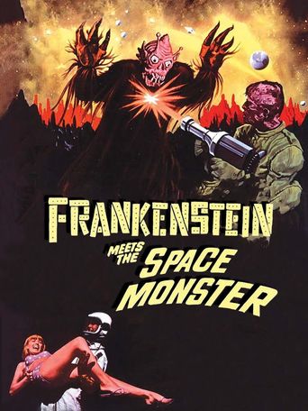  Frankenstein Meets the Space Monster Poster