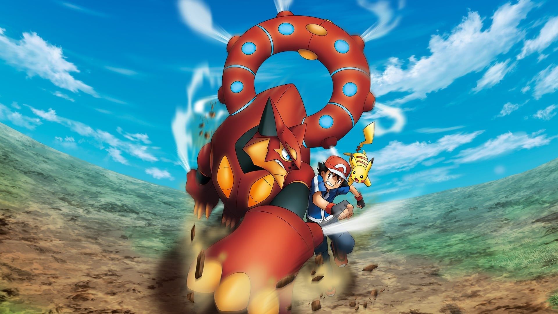 Pokémon the Movie: Volcanion and the Mechanical Marvel Backdrop