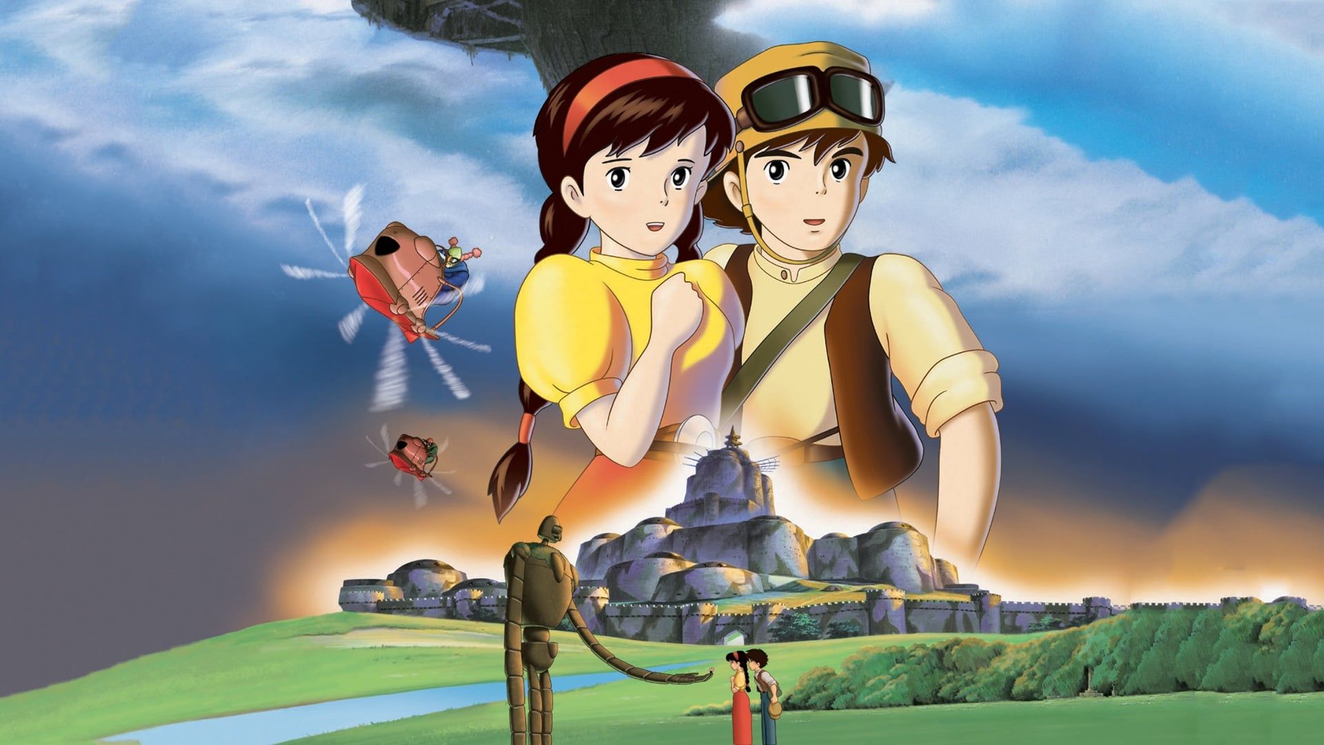 Castle in the Sky Backdrop
