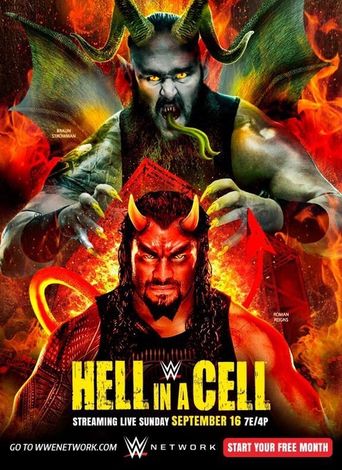  WWE Hell in a Cell 2018 Poster