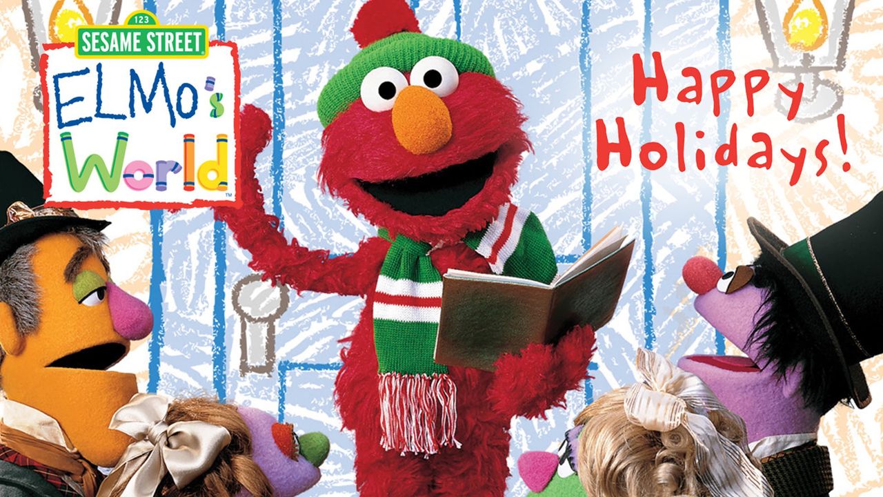 Elmo's World: Happy Holidays! Backdrop