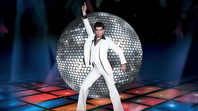Saturday Night Fever Backdrop