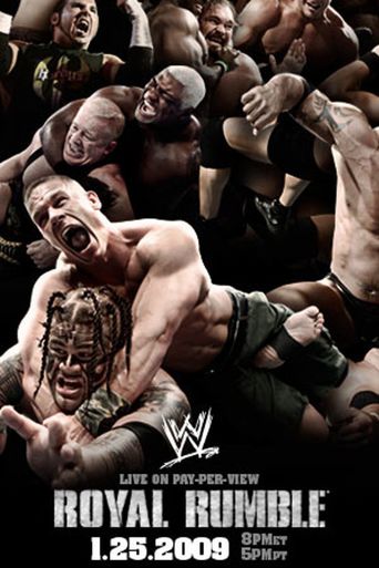  WWE Royal Rumble 2009 Poster