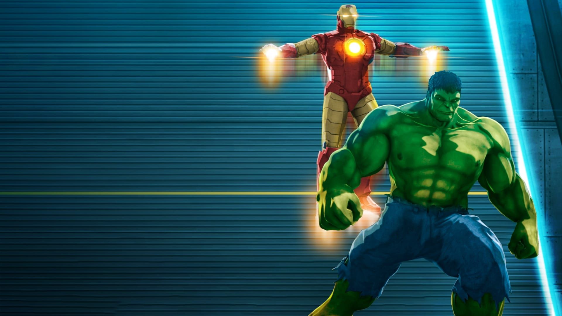 Iron Man & Hulk: Heroes United Backdrop