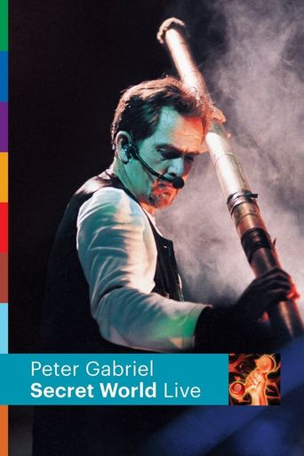  Peter Gabriel: Secret World Live Poster