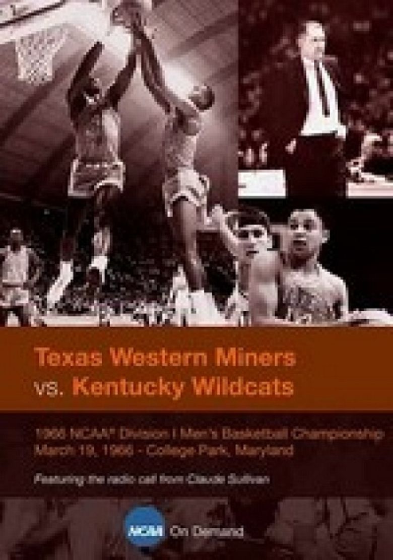 1966 NCAA Division I: Men's Basketball National Championship: Texas Western vs. Kentucky Poster