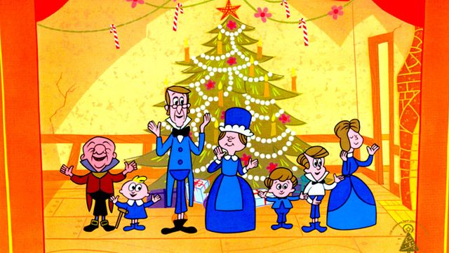 Mister Magoo's Christmas Carol Backdrop