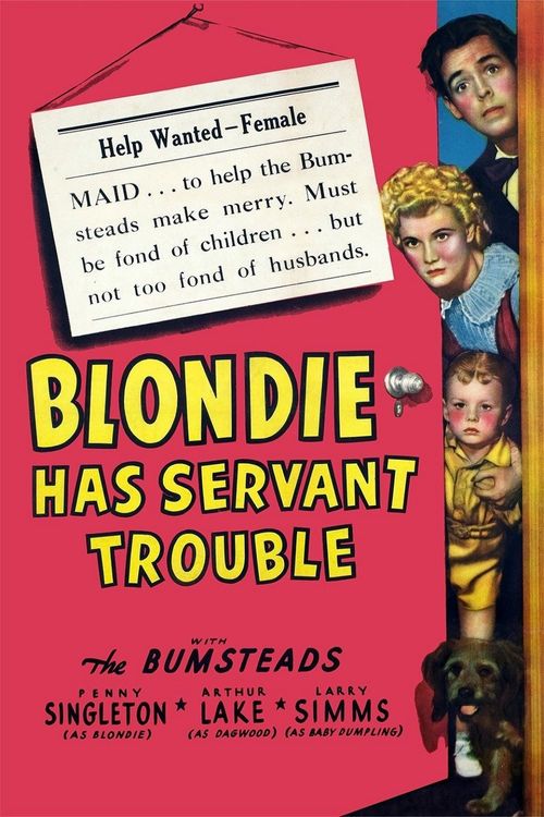 Blondie Has Servant Trouble Poster