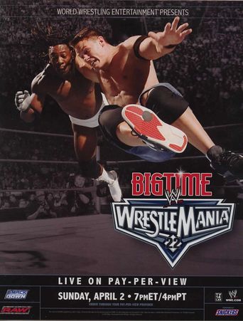  WWE WrestleMania 22 Poster