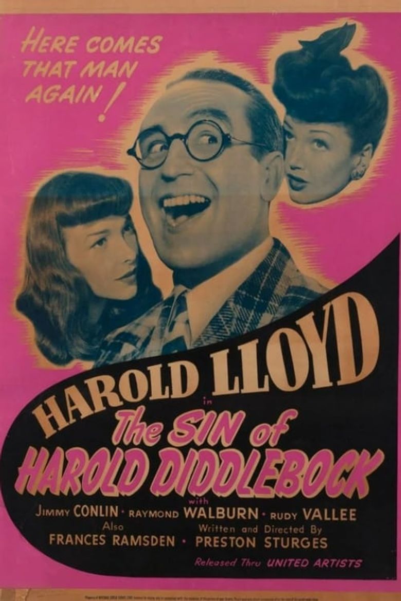 The Sin of Harold Diddlebock Poster
