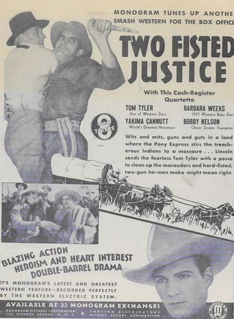  Two Fisted Justice Poster