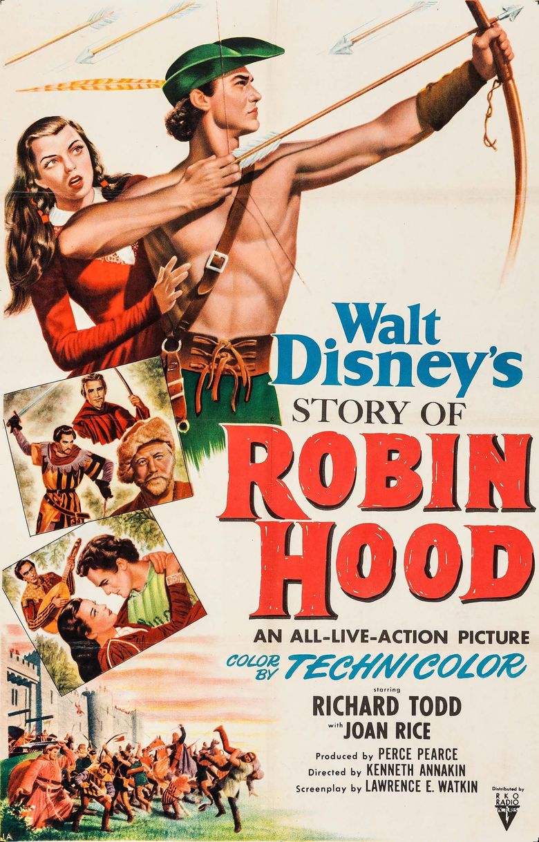 The Story of Robin Hood and His Merrie Men Poster