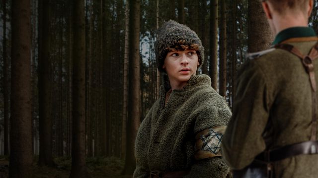 The Boy in the Woods Backdrop