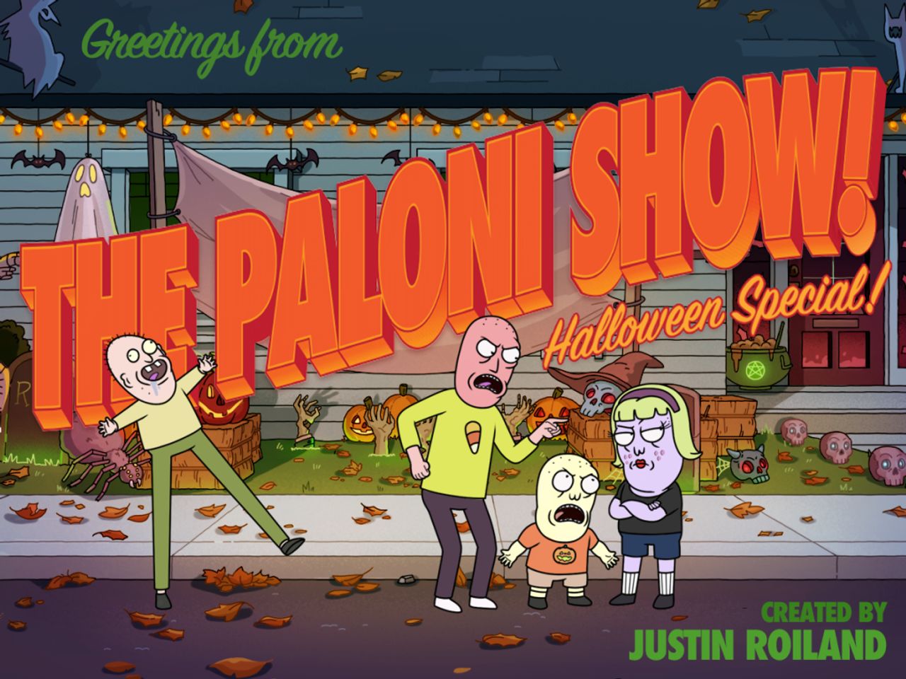 The Paloni Show! Halloween Special! Backdrop