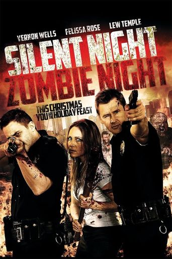  Silent Night, Zombie Night Poster
