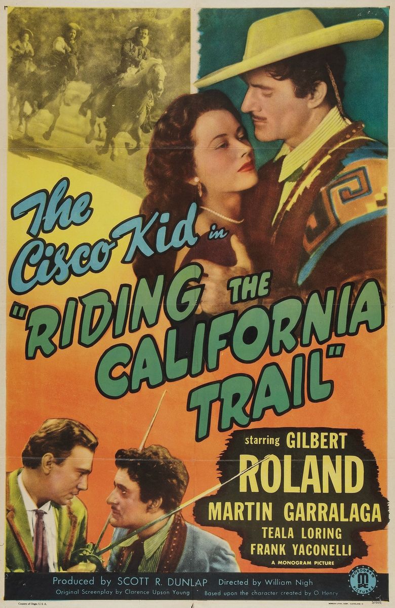 Riding the California Trail Poster