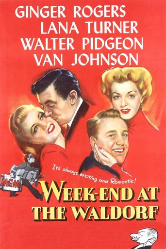  Week-End at the Waldorf Poster