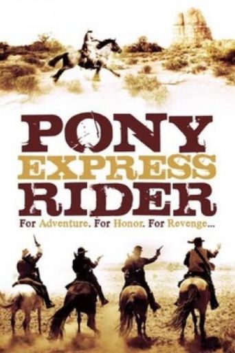  Pony Express Rider Poster