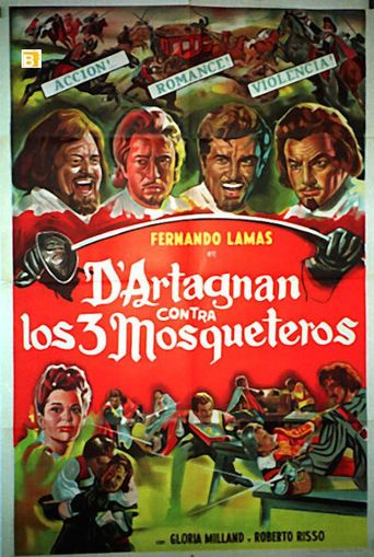  D'Artagnan contro i 3 Moschettieri Poster