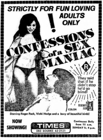  Confessions of a Sex Maniac Poster