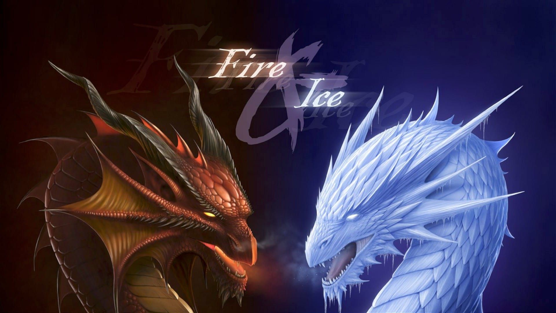 Dragons: Fire & Ice Backdrop