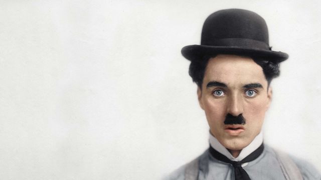 The Real Charlie Chaplin Backdrop