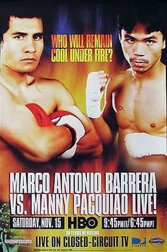  Pacquiao vs. Barrera Poster
