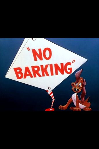  No Barking Poster