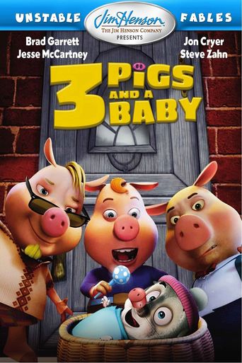  Unstable Fables: 3 Pigs & a Baby Poster