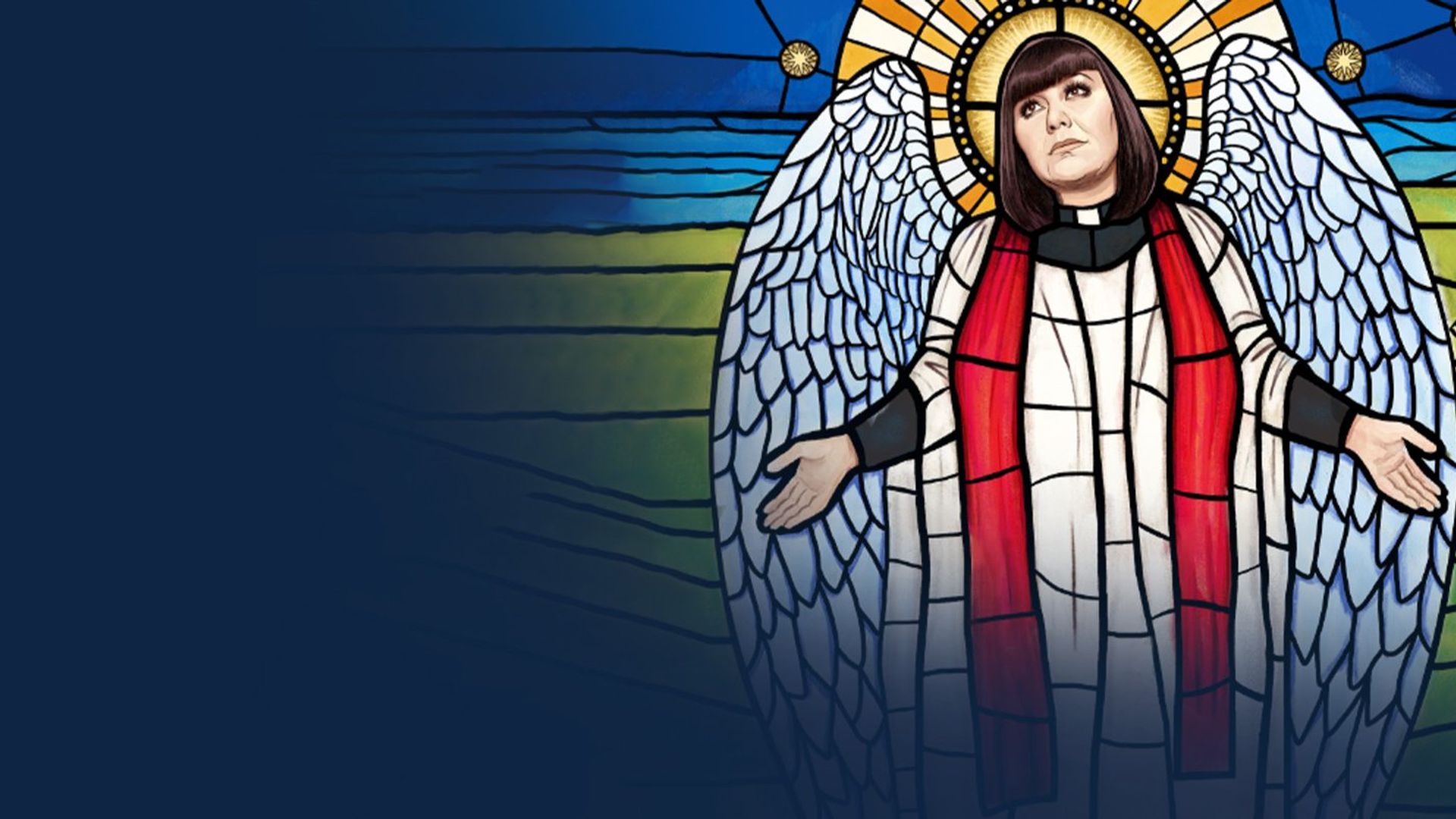 The Vicar of Dibley: Inside Out Backdrop