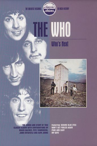  Classic Albums - The Who - Who's Next Poster