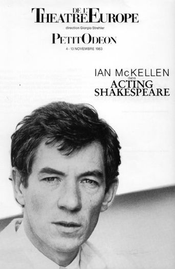  Ian McKellen: Acting Shakespeare Poster