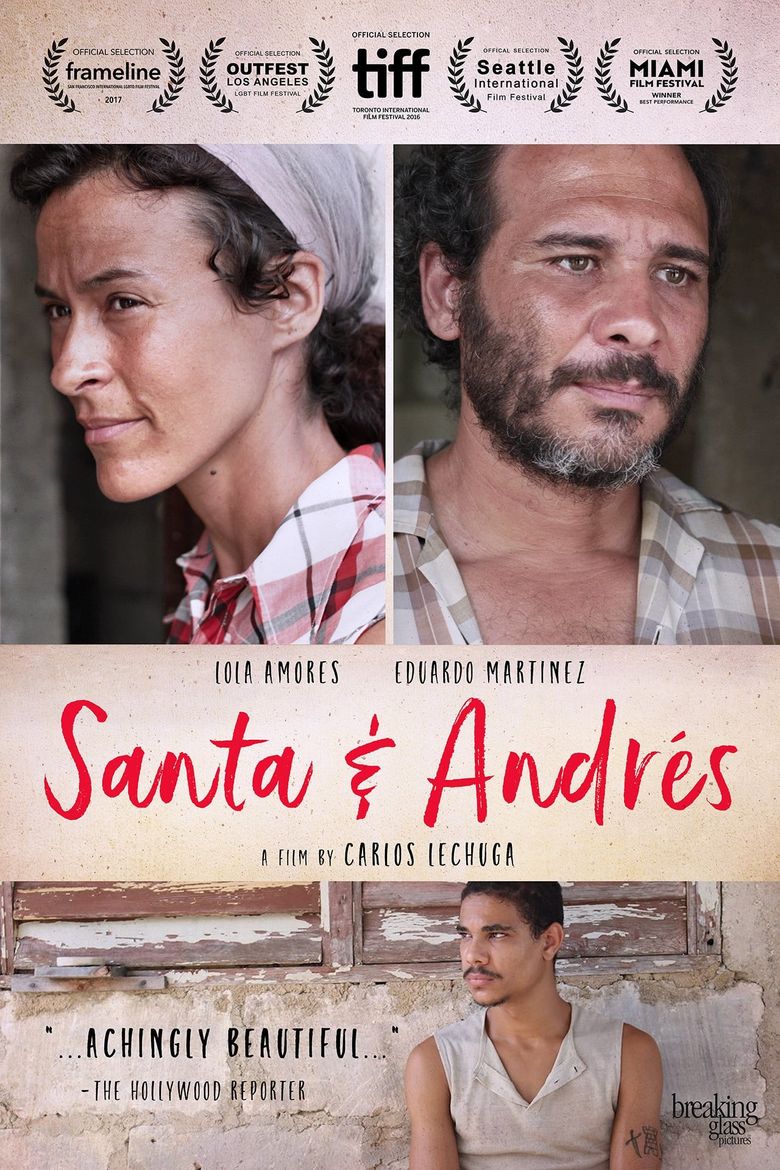 Santa & Andres Poster