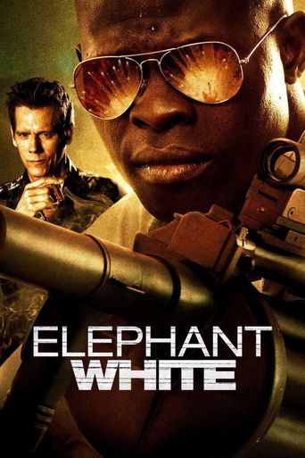  Elephant White Poster