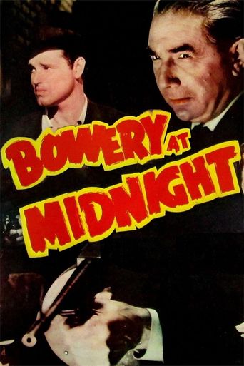  Bowery at Midnight Poster