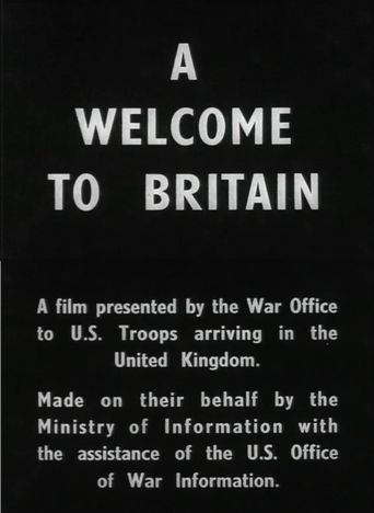  A Welcome to Britain Poster