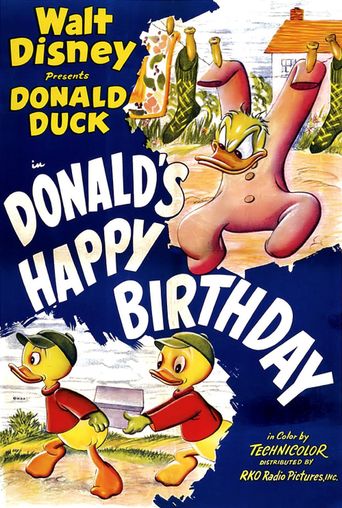  Donald's Happy Birthday Poster