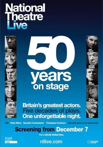  Fifty Years on Stage Poster