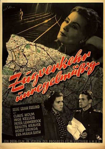 Zugverkehr unregelmäßig Poster